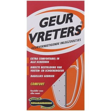 GEURVRETERS GEURVERNIETIGENDE INLEGZOOLTJES 1 PAAR
