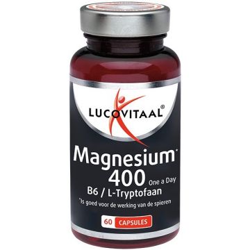 LUCOVITAAL MAGNESIUM 400 B6 / L-TRYPTOFAAN CAPSULES 60 STUKS