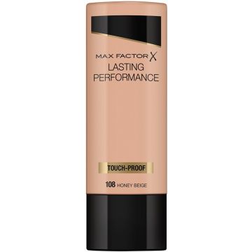 MAX FACTOR LASTING PERFORMANCE (MAX FACTOR) LASTING PERFORMANCE 108 HONEY BEIGE FOUNDATION 35 ML