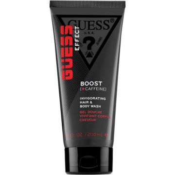 GUESS GUESS EFFECT BOOST HAIR & BODY WASH DOUCHEGEL TUBE 200 ML