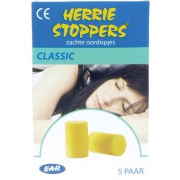 EAR HERRIESTOPPERS ZACHTE OORDOPJES CLASSIC DOOSJE 5 PAAR