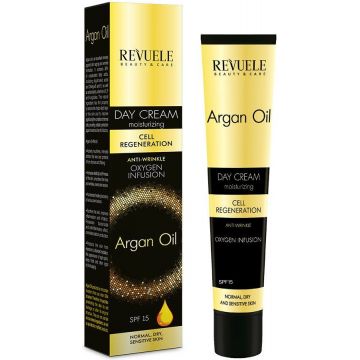 REVUELE ARGAN OIL (REVUELE) ARGAN OIL DAY CREAM DAGCREME TUBE 50 ML