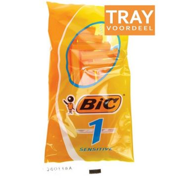 BIC SENSITIVE WEGWERPMESJES TRAY 20 X 10 STUKS