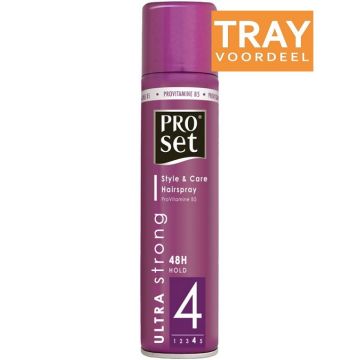 PROSET ULTRA STRONG HAIRSPRAY HAARLAK TRAY 6 X 300 ML