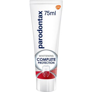 PARODONTAX COMPLETE PROTECTION (PARODONTAX) COMPLETE PROTECTION WHITENING TANDPASTA TUBE 75 ML