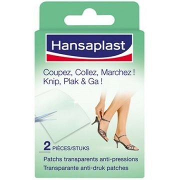 HANSAPLAST FOOT EXPERT (HANSAPLAST) FOOT EXPERT ANTI-DRUK PATCHES DOOSJE 2 STUKS