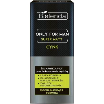 BIELENDA ONLY FOR MAN CYNK SUPER MATT MOISTURIZING ANTI-SHINE GEL GEZICHTSGEL 50 ML