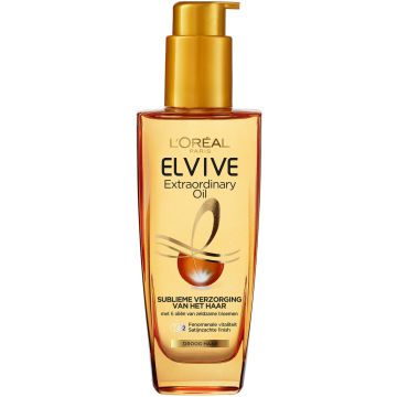 L'OREAL ELVIVE EXTRAORDINARY OIL (L'OREAL) EXTRAORDINARY OIL DROOG HAAR HAAROLIE POMP 100 ML