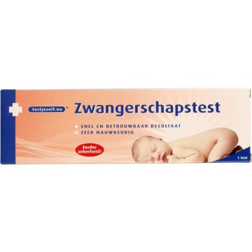 TESTJEZELF.NU ZWANGERSCHAPSTEST DOOS 1 STUK