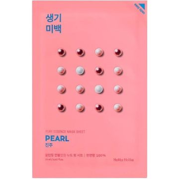HOLIKA HOLIKA PURE ESSENCE (HOLIKA HOLIKA) PURE ESSENCE MASK SHEET PEARL GEZICHTSMASKER ZAKJE 20 ML
