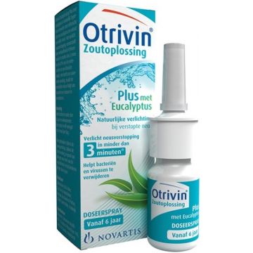 OTRIVIN ZOUTOPLOSSING PLUS MET EUCALYPTUS DOSEERSPRAY SPRAY 20 ML