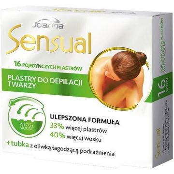 JOANNA SENSUAL FACE WAX STRIPS DOOSJE 16 STUKS