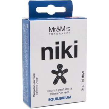 MR&MRS NIKI (MR&MRS) NIKI EQUILIBRIUM CAR AIR FRESHENER AUTOLUCHTVERFRISSER NAVULLING 1 STUK