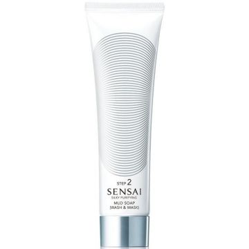 SENSAI SILKY PURIFYING (SENSAI) SILKY PURIFYING MUD SOAP WASH & MASK - FOR OILY SKIN TUBE 125 ML