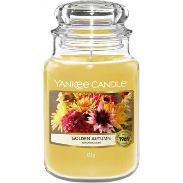 YANKEE CANDLE GOLDEN AUTUMN GEURKAARS 623 GRAM