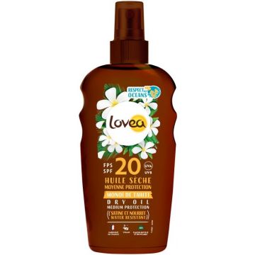LOVEA MONOI DE TAHITI (LOVEA) MONOI DE TAHITI SPF 20 DRY OIL ZONNEBRAND SPRAY 150 ML