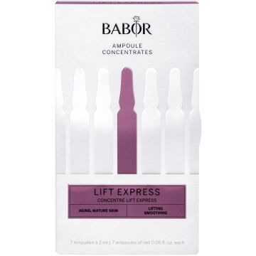 BABOR LIFT EXPRESS AMPOULE CONCENTRATES GEZICHTSSERUM AMPULLEN DOOSJE 7 X 2 ML