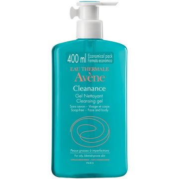 AVENE CLEANANCE CLEANSING GEL GEZICHTSREINIGER POMP 400 ML