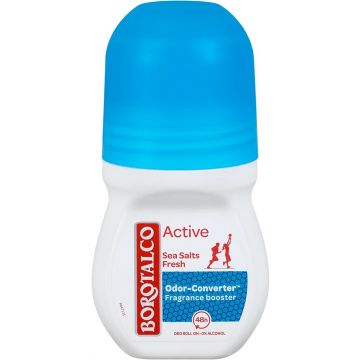 BOROTALCO ACTIVE SEA SALTS FRESH DEODORANT ROLLER 50 ML