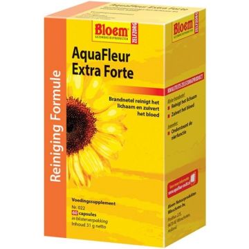 BLOEM AQUAFLEUR EXTRA FORTE REINIGING FORMULE CAPSULES 60 STUKS
