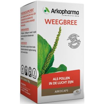 ARKOPHARMA ARKOCAPS WEEGBREE ALS POLLEN IN DE LUCHT ZIJN CAPSULES 45 STUKS