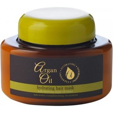ARGAN OIL HYDRATING HAIR MASK HAARMASKER POT 220 ML
