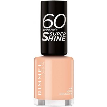 RIMMEL 60 SECONDS (RIMMEL) 60 SECONDS 401 NUDE NOSTALGIA NAGELLAK POTJE 8 ML