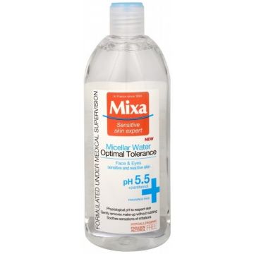 MIXA MICELLAR WATER OPTIMAL TOLERANCE GEZICHTSREINIGER FLACON 400 ML