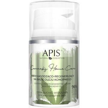 APIS CANNABIS HOME CARE (APIS) CANNABIS HOME CARE HEMP OIL SOOTHING AND REGENERATING CREAM GEZICHTSCREME 50 ML