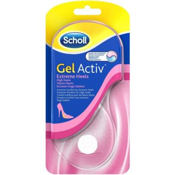 SCHOLL GEL ACTIV EXTREME HEELS VOETZOLEN PAK 1 PAAR