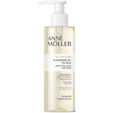 ANNE MOLLER CLEAN UP CLEANSING OIL TO MILK REINIGINGSOLIE 200 ML
