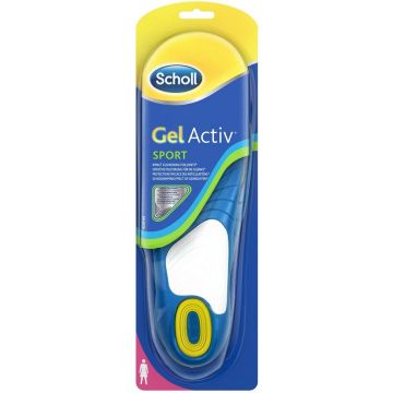 SCHOLL GEL ACTIV SPORT VOETZOLEN VROUW PAK 2 STUKS