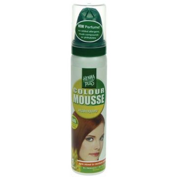 HENNA PLUS COLOUR MOUSSE MAHOGANY 6.45 SPUITBUS 75 ML