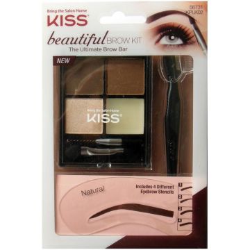 KISS BEAUTYFUL BROW KIT 1 STUK