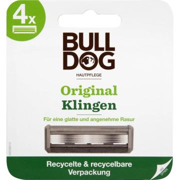BULLDOG SKINCARE FOR MEN ORIGINAL SCHEERMESJES 4 STUKS