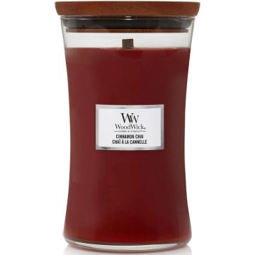WOODWICK CINNAMON CHAI GEURKAARS POT 609,5 GRAM