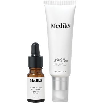 MEDIK8 BALANCE MOISTURIZER & GLYCOLIC ACID ACTIVATOR GEZICHTSVERZORGINGSSET 1 STUK