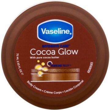 VASELINE COCOA GLOW MOISTURIZING CREAM BODYCREME 75 ML