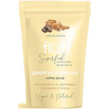FLUFF SUPERFOOD COFFEE & CARAMEL SCRUB BODYSCRUB ZAK 100 GRAM