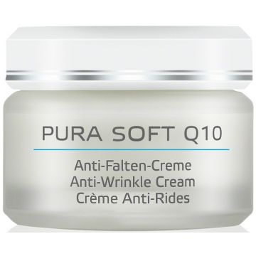 ANNEMARIE BORLIND PURA SOFT (ANNEMARIE BORLIND) PURA SOFT Q10 ANTI-WRINKLE CREAM GEZICHTSCREME POT 50 ML
