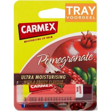 CARMEX POMEGRANATE MOISTURIZING LIP BALM LIPPENBALSEM 12 X 4 GRAM