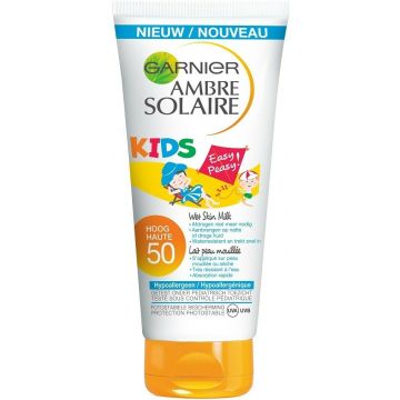 GARNIER AMBRE SOLAIRE KIDS (GARNIER) KIDS HOOG SPF 50 ZONNEBRAND TUBE 50 ML