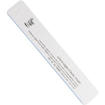 PEGGY SAGE RECTANGULAR 2 WAY NAIL FILE COARSE WHITE 100/180 NAGELVIJL 1 STUK