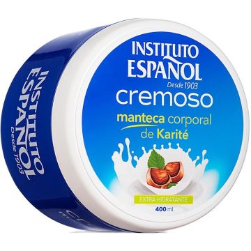 INSTITUTO ESPANOL CREMOSO MANTECA CORPORAL DE KARITE BODYBUTTER POT 400 ML