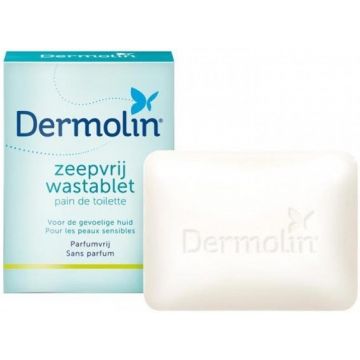 DERMOLIN ZEEPVRIJE WASTABLET DOOSJE 100 GRAM