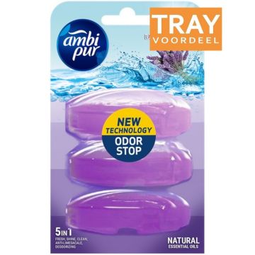 AMBI PUR LAVENDER & ROSEMARY TOILETBLOK REFILL 6 X 3 X 55 ML