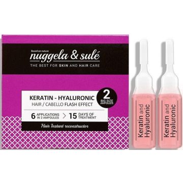 NUGGELA &amp; SULE KERATIN-HYALURONIC HAARSERUM AMPULLEN 2 X 10 ML