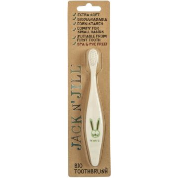 JACK 'N JILL BUNNY EXTRA SOFT TOOTHBRUSH TANDENBORSTEL PAK 1 STUK