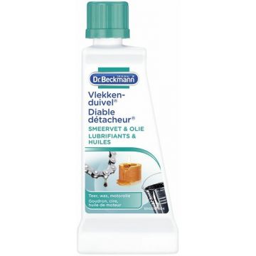 DR. BECKMANN VLEKKENDUIVEL SMEERVET & OLIE VLEKVERWIJDERAAR FLACON 50 ML