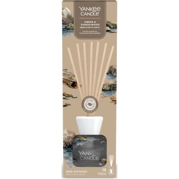 YANKEE CANDLE AMBER & SANDALWOOD REED DIFFUSER GEURSTOKJES 100 ML